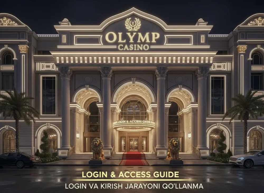 Olymp casino login va kirish jarayoni haqida qo'llanma